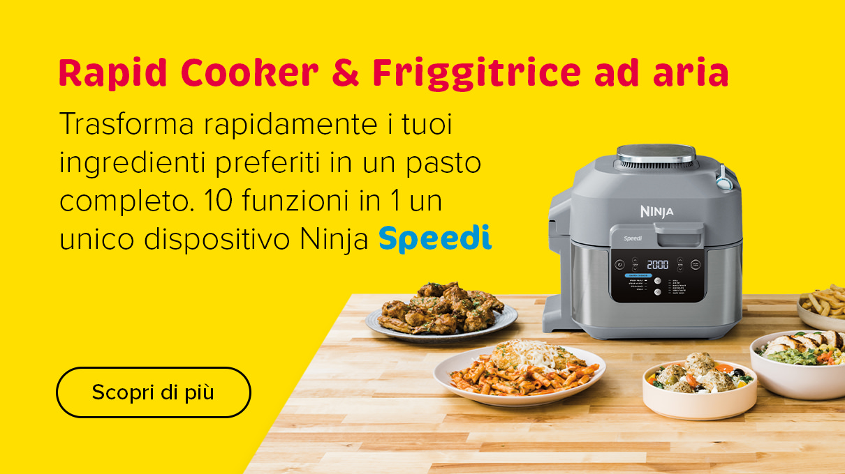 Rapid Cooker e Friggitrice ad aria Ninja Speedi