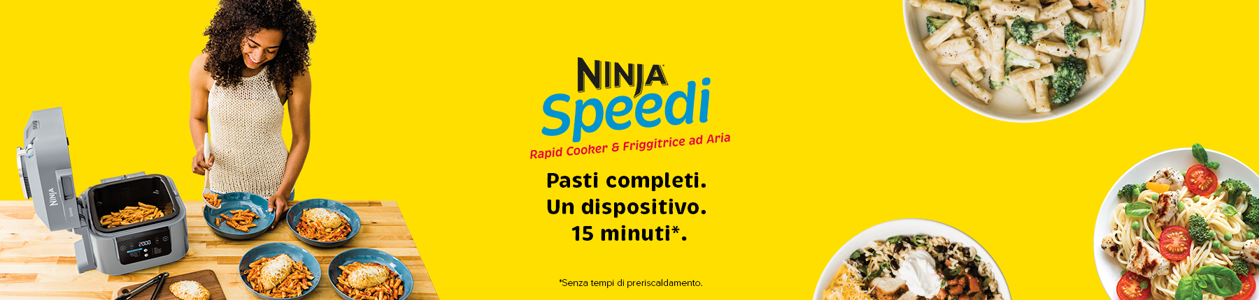 Rapid Cooker e Friggitrice ad aria Ninja Speedi