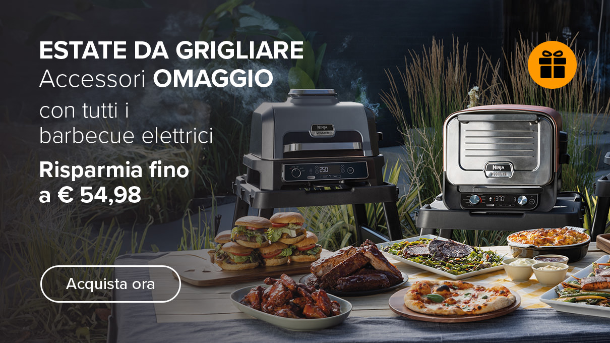 Accessori omaggio con Barbecue Ninja